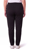 Women's High-Waisted Premium Cotton Stretch Leggings — Dressy Black