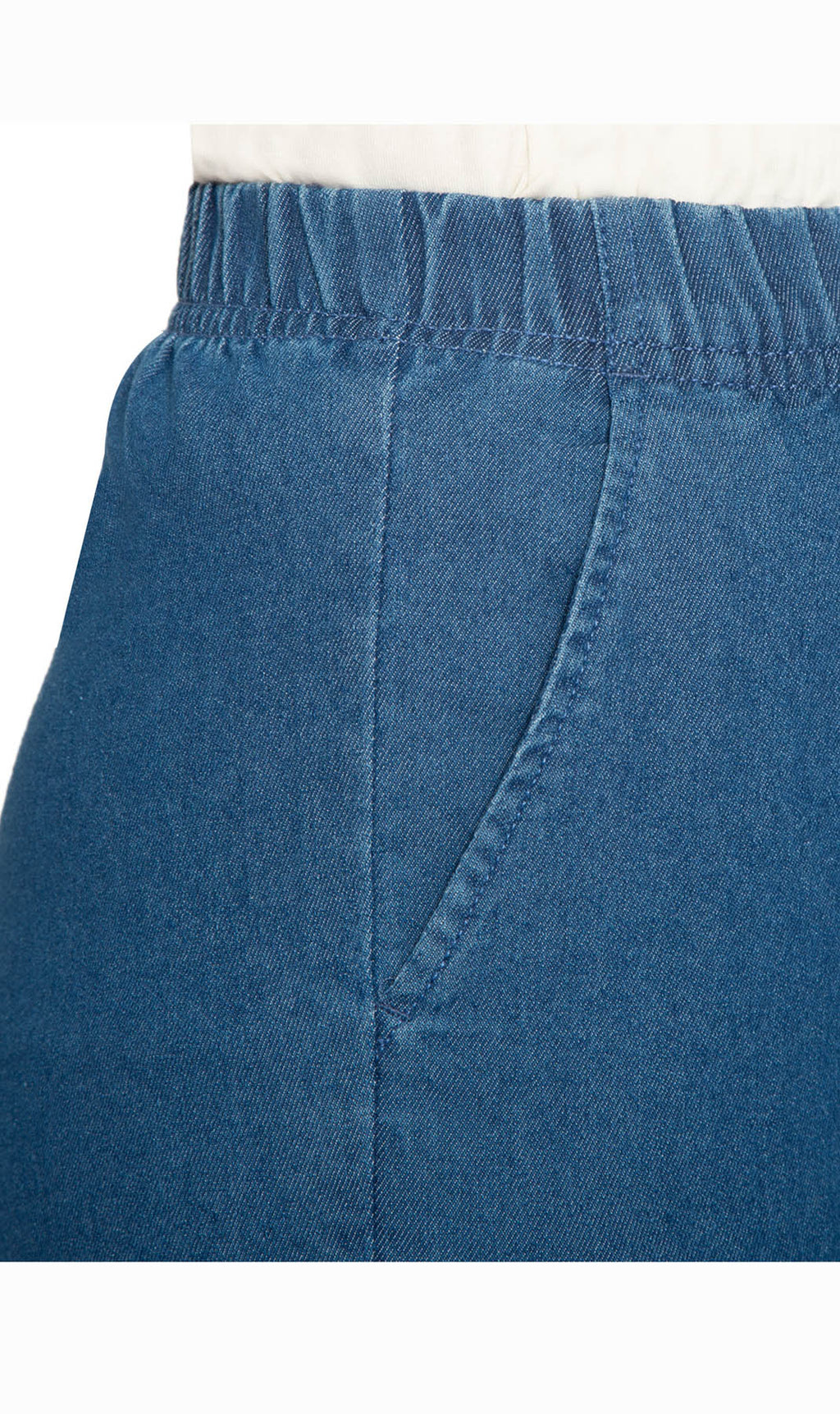 Women's Lightweight Stretch Denim Capri Pants — Comfortable Everyday Fit