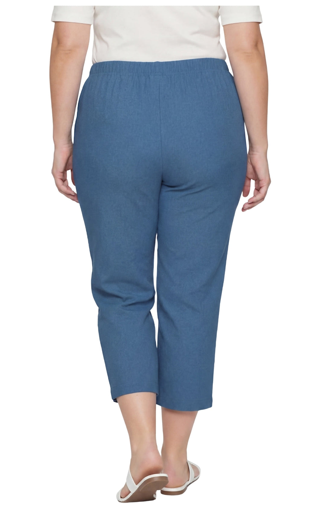 Women's Lightweight Stretch Denim Capri Pants — Comfortable Everyday Fit