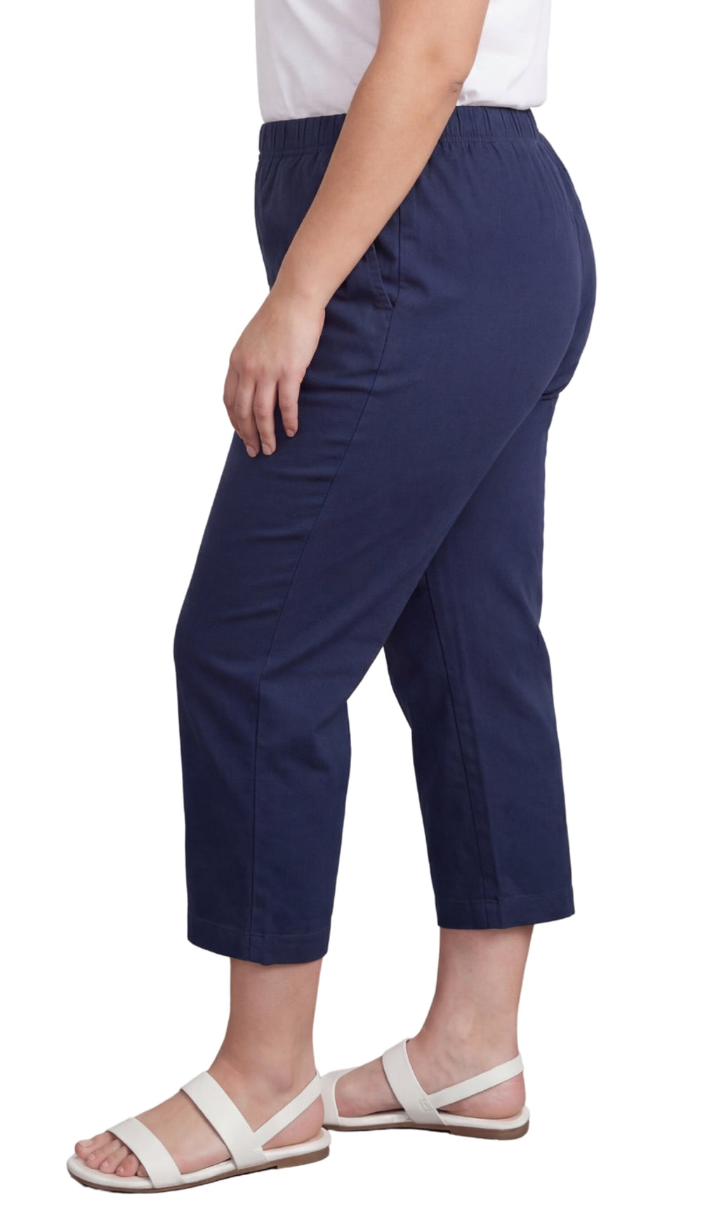 Women's Lightweight Stretch Denim Capri Pants — Comfortable Everyday Fit