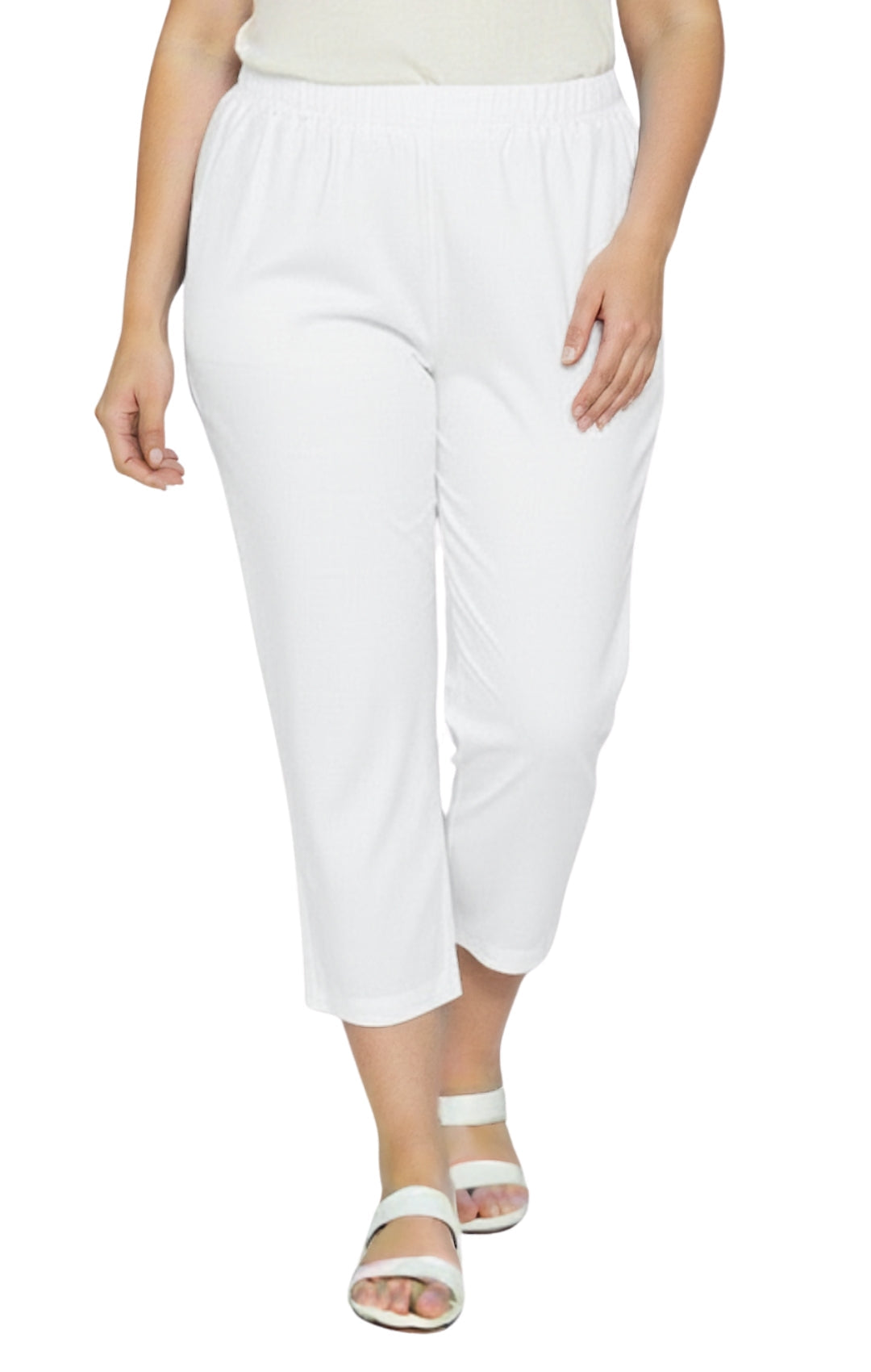 Women's Lightweight Stretch Denim Capri Pants — Comfortable Everyday Fit