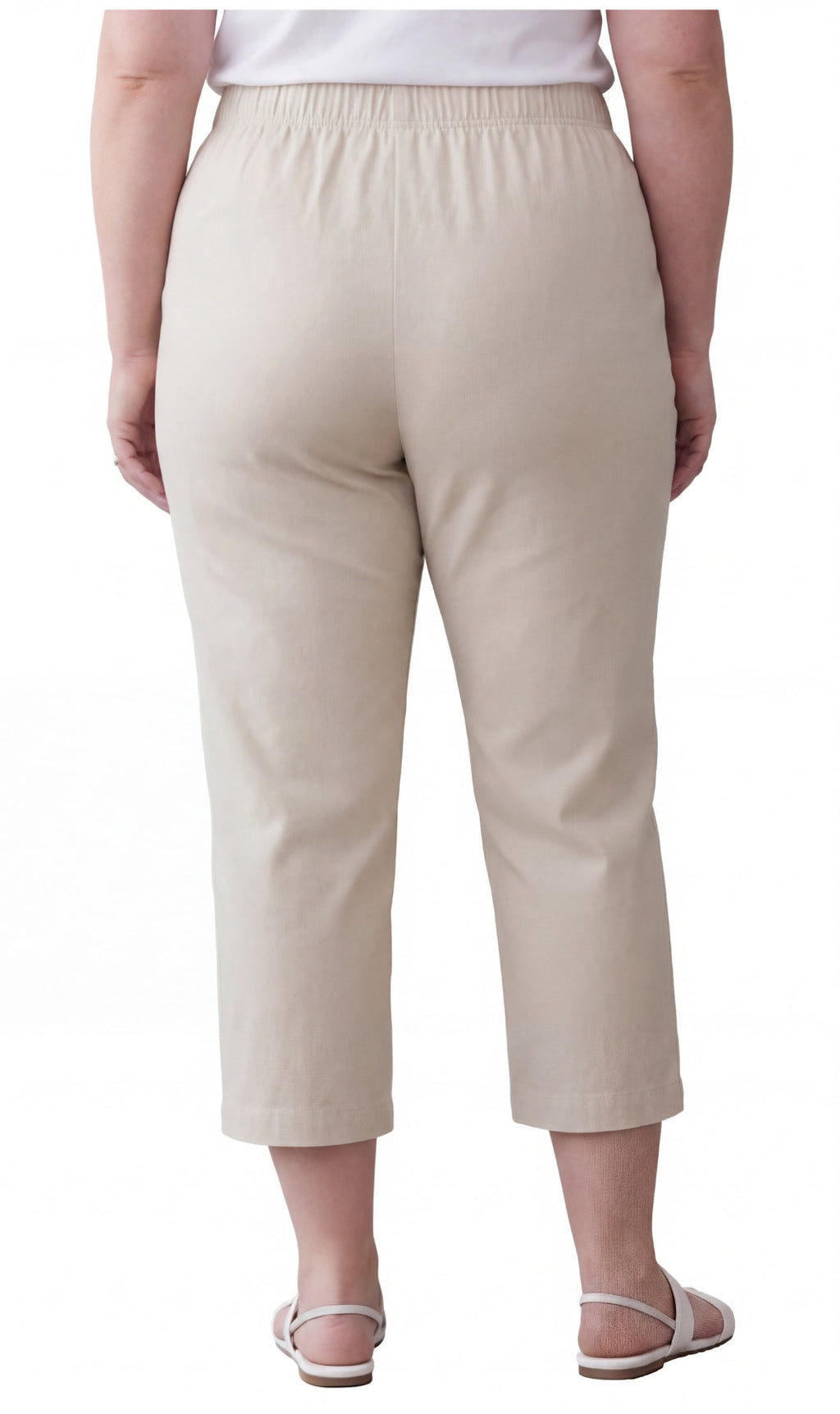 Women's Lightweight Stretch Denim Capri Pants — Comfortable Everyday Fit
