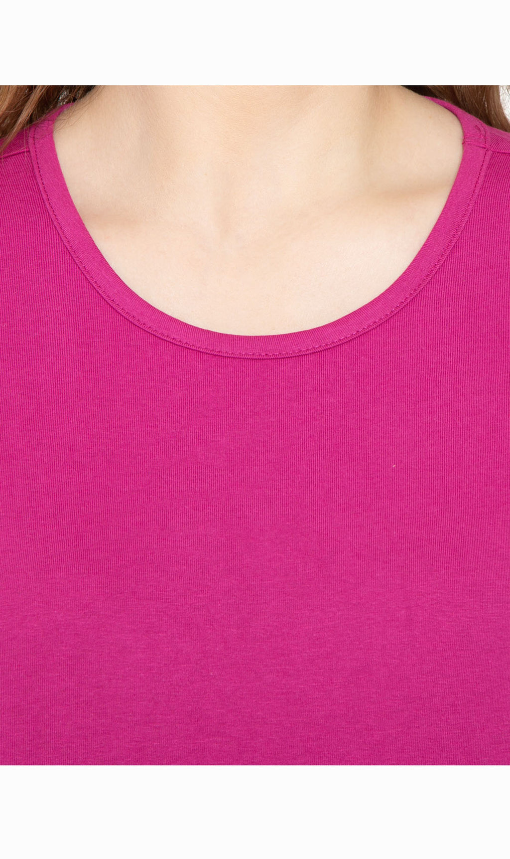 Women's Short Sleeve Crew Neck T-Shirt — Relaxed Fit Cotton Blend