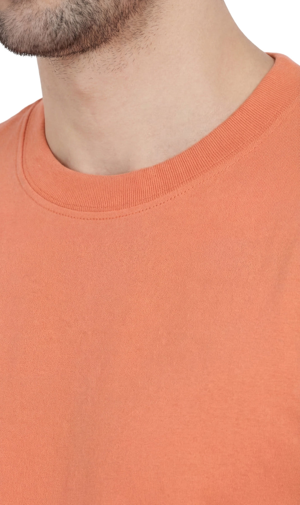 Men's Heavyweight Short Sleeve Crew Neck T-Shirt — Relaxed Fit Solid Color