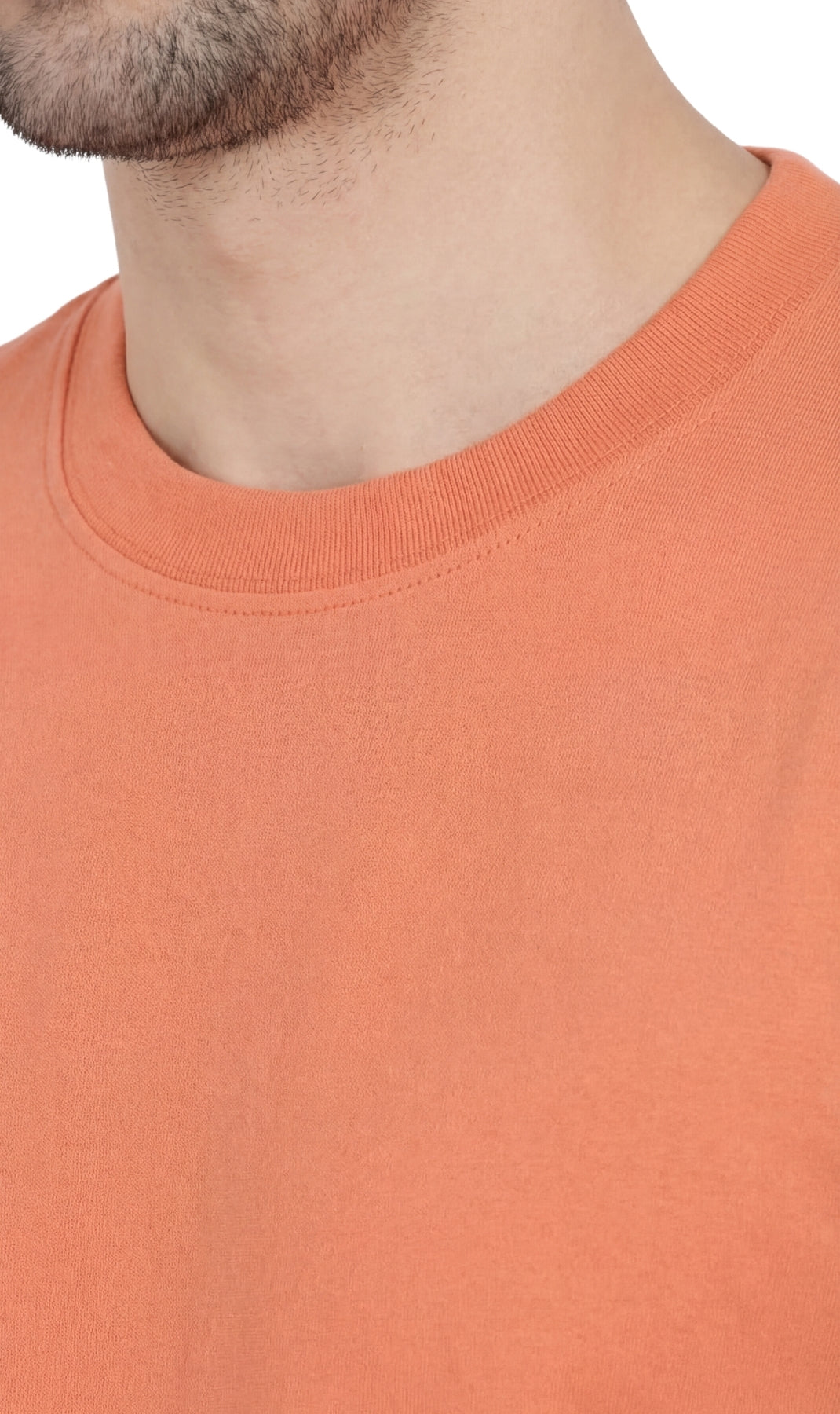 Men's Heavyweight Short Sleeve Crew Neck T-Shirt — Relaxed Fit Solid Color