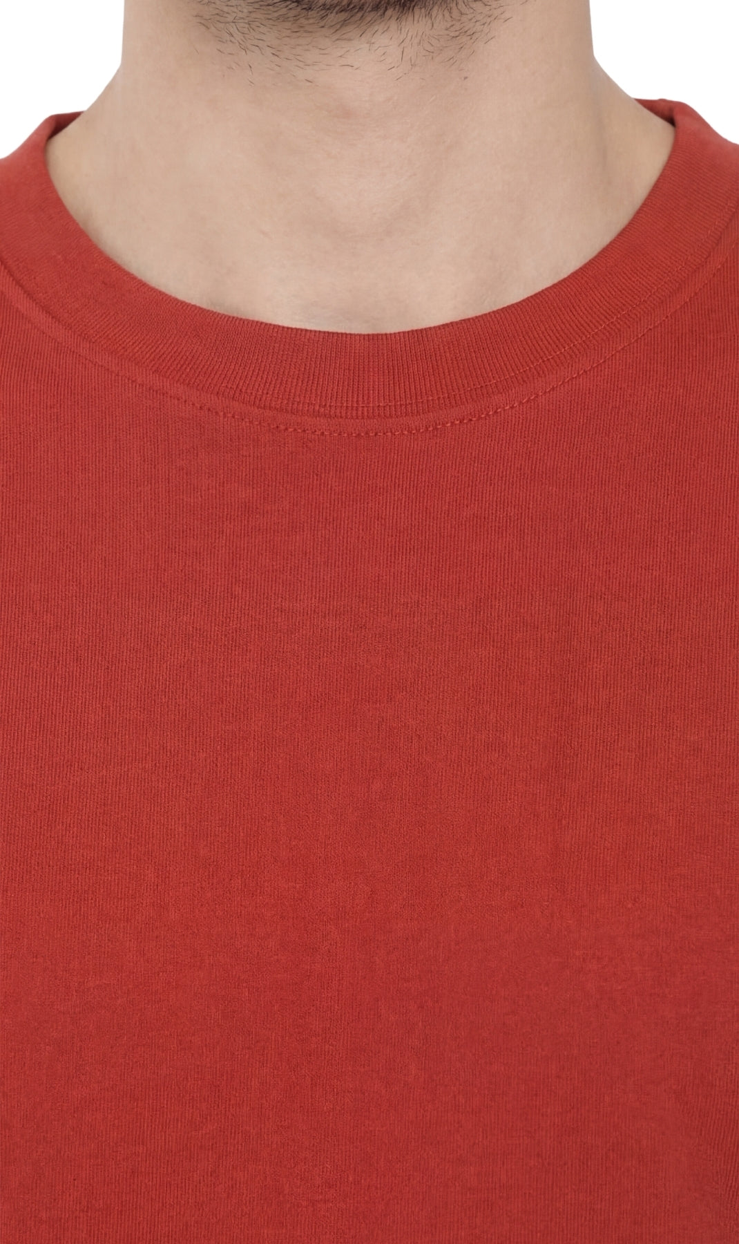Men's Heavyweight Short Sleeve Crew Neck T-Shirt — Relaxed Fit Solid Color