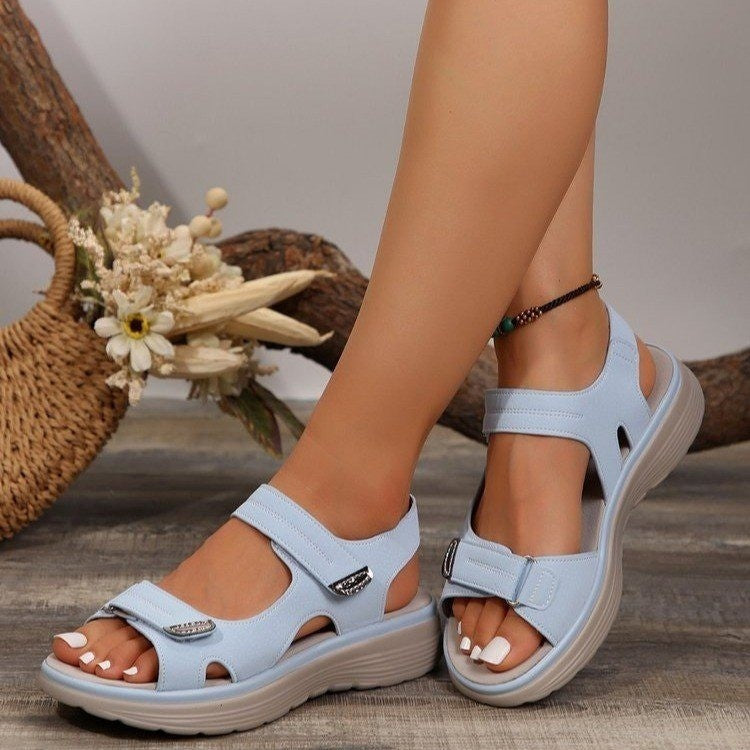 Women's Velcro Open Toe Sandals