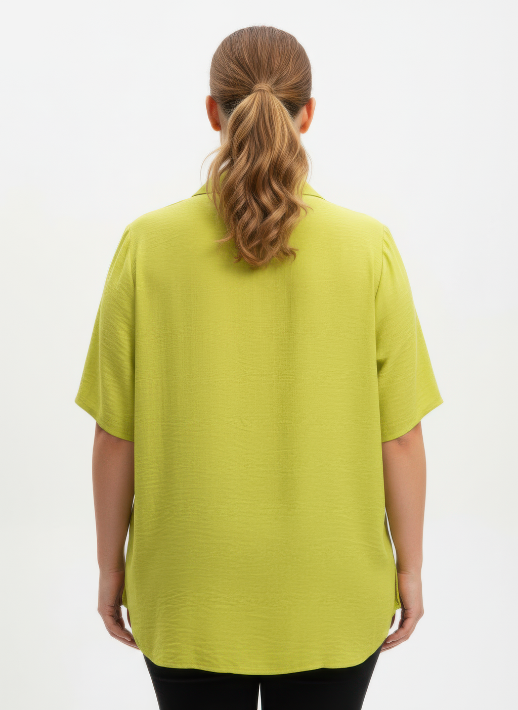 Zip-front Collared Utility Knit Top