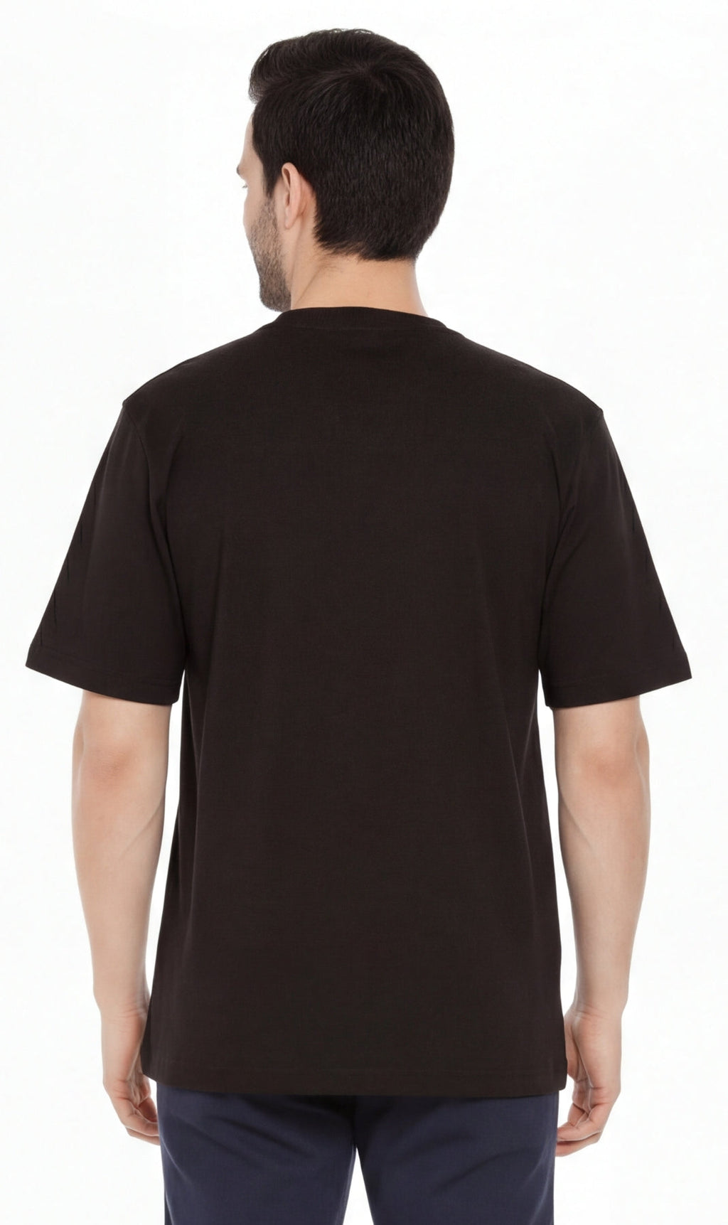 Men's Heavyweight Short Sleeve Crew Neck T-Shirt with Chest Pocket