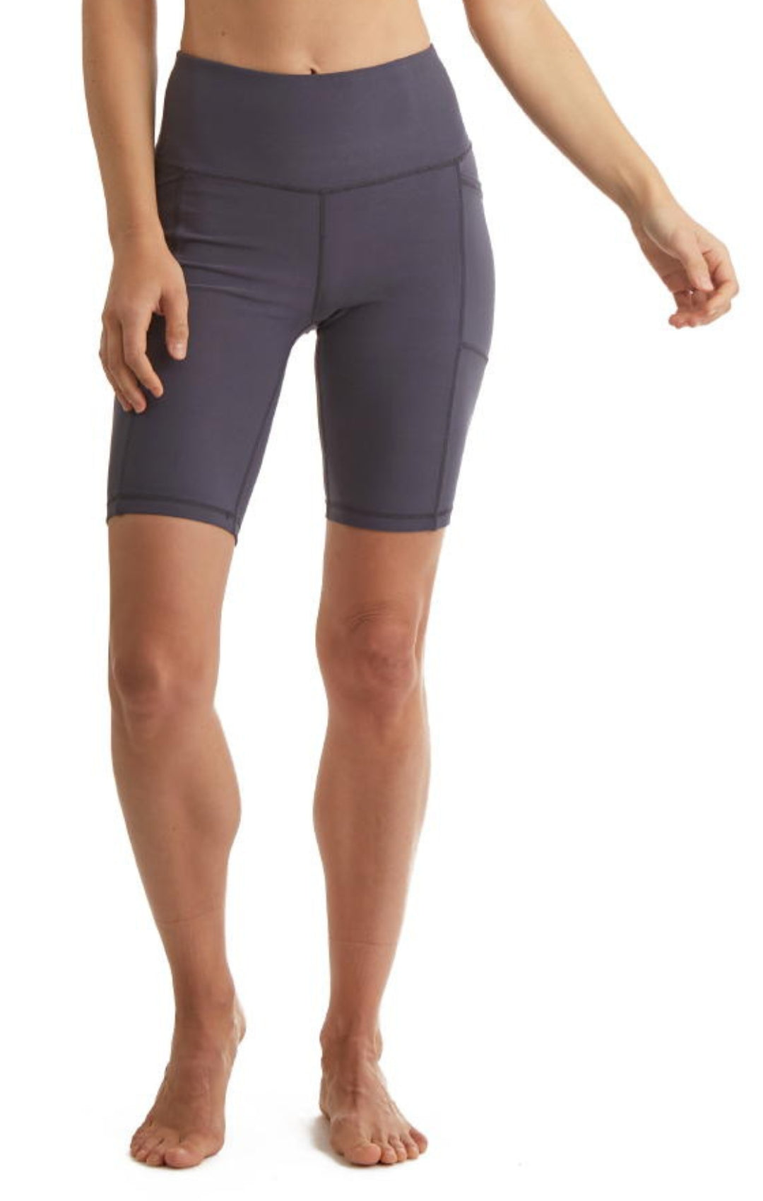Women's Compression Cycling Shorts — Double Knit with Side Phone Pockets